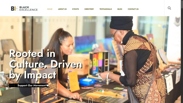 Black Excellence CIC homepage